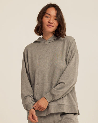 Sylvie Modal Terry Oversized Pullover Hoodie Womens Outerwear Sweatshirt Threads 4 Thought 
