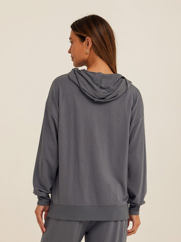 Sylvie Modal Terry Oversized Pullover Hoodie Womens Outerwear Sweatshirt Threads 4 Thought 