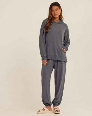 Sylvie Modal Terry Oversized Pullover Hoodie Womens Outerwear Sweatshirt Threads 4 Thought 