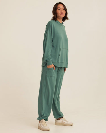 Sylvie Modal Terry Oversized Pullover Hoodie Womens Outerwear Sweatshirt Threads 4 Thought 