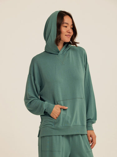 Sylvie Modal Terry Oversized Pullover Hoodie Womens Outerwear Sweatshirt Threads 4 Thought 