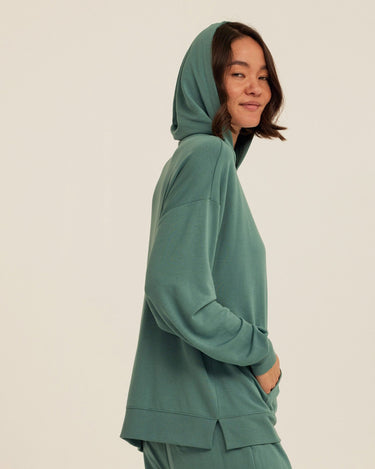 Sylvie Modal Terry Oversized Pullover Hoodie Womens Outerwear Sweatshirt Threads 4 Thought 