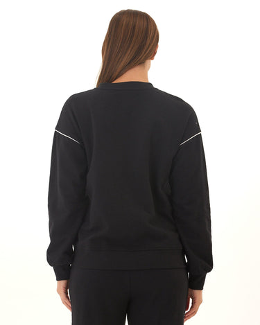 Kiesha Slub Terry Piping Detail Pullover Womens Outerwear Sweatshirt Threads 4 Thought 