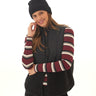 Janey Puffer Sherpa Mix Vest Threads 4 Thought 