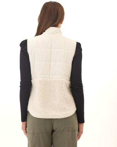 Janey Puffer Sherpa Mix Vest Threads 4 Thought 