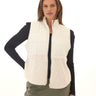 Janey Puffer Sherpa Mix Vest Threads 4 Thought 