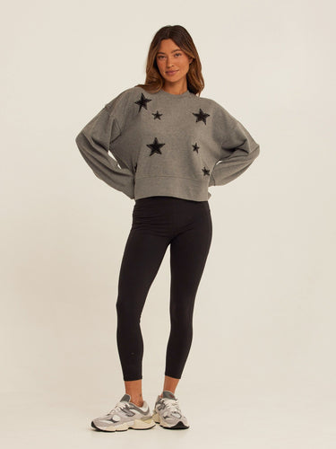 Naia Cotton Blend Terry Patchwork Pullover Womens Outerwear Sweatshirt Threads 4 Thought 