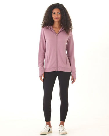 Neyra Feather Fleece Zip Hoodie Threads 4 Thought 