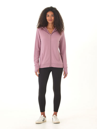 Neyra Feather Fleece Zip Hoodie Threads 4 Thought 