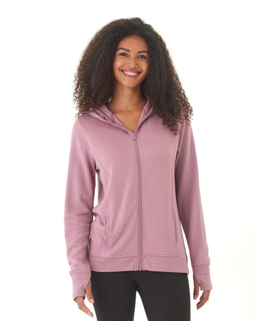 Neyra Feather Fleece Zip Hoodie Threads 4 Thought 