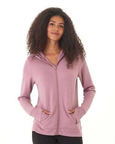 Neyra Feather Fleece Zip Hoodie Threads 4 Thought 