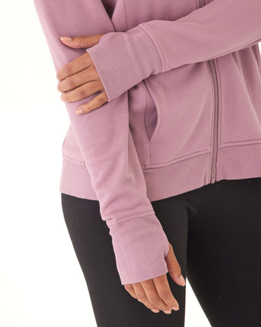 Neyra Feather Fleece Zip Hoodie Threads 4 Thought 