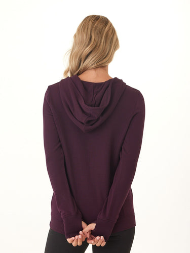 Neyra Feather Fleece Zip Hoodie Womens Outerwear Sweatshirt Threads 4 Thought