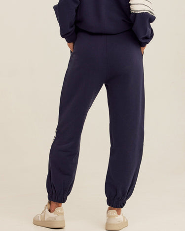 Eulalie Cotton Terry Patchwork Jogger Womens Bottoms Sweatpants Threads 4 Thought 