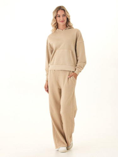 Esmeralda Mineral Wash Cotton Terry Wide Leg Pant Womens Bottoms Sweatpants Threads 4 Thought 