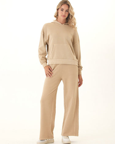 Esmeralda Mineral Wash Cotton Terry Wide Leg Pant Womens Bottoms Sweatpants Threads 4 Thought 