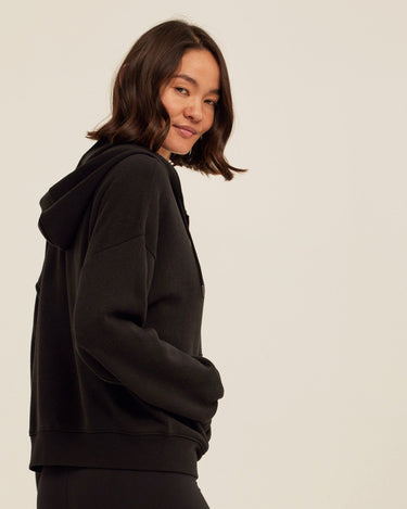 Corissa Triblend Fleece Zip Hoodie Womens Outerwear Sweatshirt Threads 4 Thought 