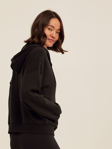 Corissa Triblend Fleece Zip Hoodie Womens Outerwear Sweatshirt Threads 4 Thought 