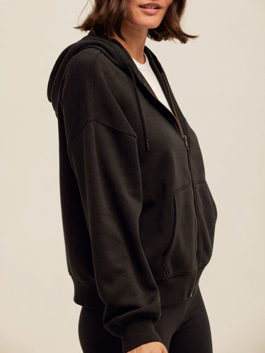 Corissa Triblend Fleece Zip Hoodie Womens Outerwear Sweatshirt Threads 4 Thought 