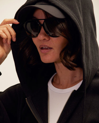 Corissa Triblend Fleece Zip Hoodie Womens Outerwear Sweatshirt Threads 4 Thought 