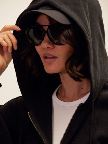 Corissa Triblend Fleece Zip Hoodie Womens Outerwear Sweatshirt Threads 4 Thought 