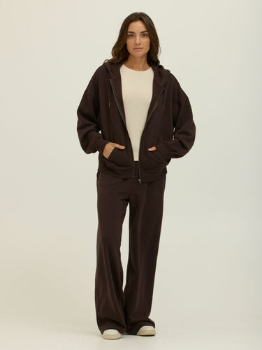 Corissa Triblend Fleece Zip Hoodie Womens Outerwear Sweatshirt Threads 4 Thought 