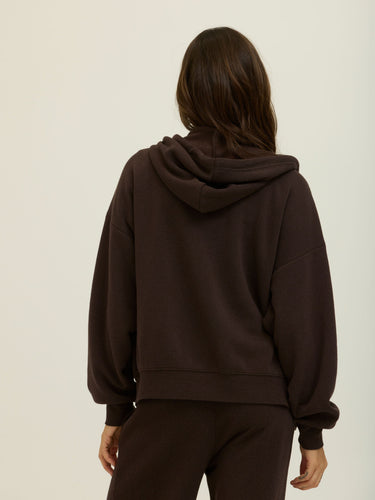 Corissa Triblend Fleece Zip Hoodie Womens Outerwear Sweatshirt Threads 4 Thought 