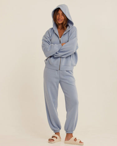 Corissa Triblend Fleece Zip Hoodie Womens Outerwear Sweatshirt Threads 4 Thought 