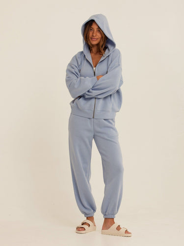 Jayla Triblend Fleece Relaxed Fit Jogger Womens Bottoms Sweatpants Threads 4 Thought 
