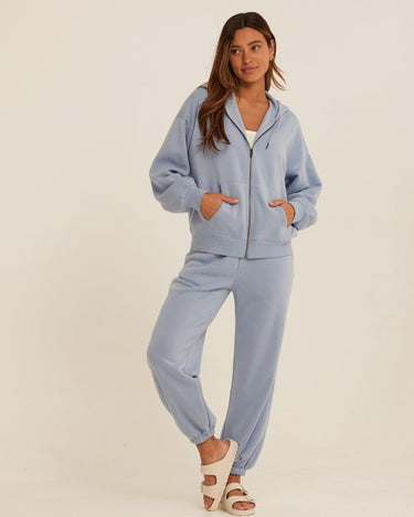 Corissa Triblend Fleece Zip Hoodie Womens Outerwear Sweatshirt Threads 4 Thought 