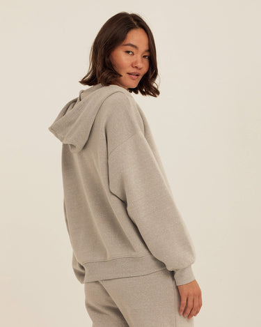 Corissa Triblend Fleece Zip Hoodie Womens Outerwear Sweatshirt Threads 4 Thought 