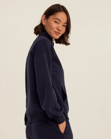 Delacey Triblend Fleece Zip Jacket Womens Outerwear Sweatshirt Threads 4 Thought 