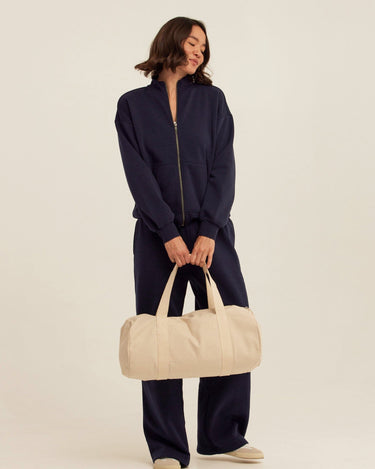 Delacey Triblend Fleece Zip Jacket Womens Outerwear Sweatshirt Threads 4 Thought 