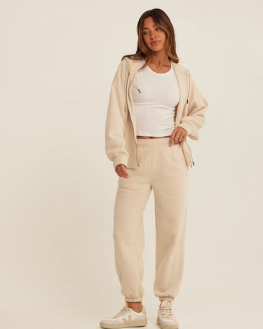 Corissa Triblend Fleece Zip Hoodie Womens Outerwear Sweatshirt Threads 4 Thought 