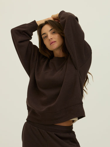 Blaise Triblend Fleece Pullover Womens Outerwear Sweatshirt Threads 4 Thought 