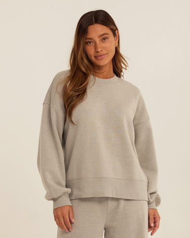 Blaise Triblend Fleece Pullover Womens Outerwear Sweatshirt Threads 4 Thought 