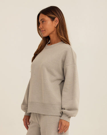 Blaise Triblend Fleece Pullover Womens Outerwear Sweatshirt Threads 4 Thought 