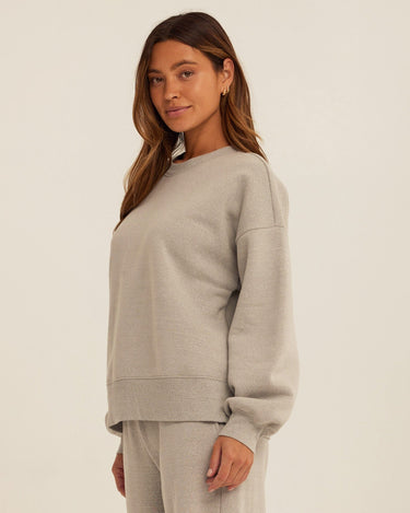 Blaise Triblend Fleece Pullover Womens Outerwear Sweatshirt Threads 4 Thought 