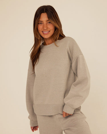 Blaise Triblend Fleece Pullover Womens Outerwear Sweatshirt Threads 4 Thought 