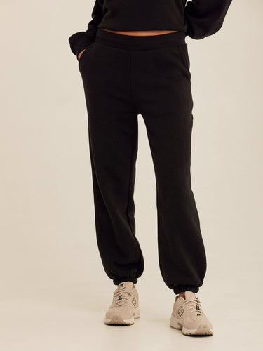 Jayla Triblend Fleece Relaxed Fit Jogger Womens Bottoms Sweatpants Threads 4 Thought 