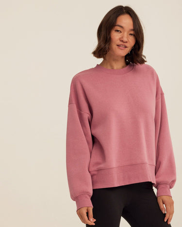 Blaise Triblend Fleece Pullover Womens Outerwear Sweatshirt Threads 4 Thought 