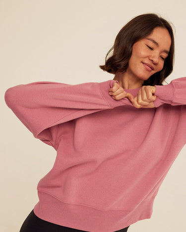 Blaise Triblend Fleece Pullover Womens Outerwear Sweatshirt Threads 4 Thought 