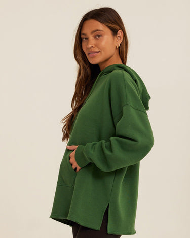 Missy Triblend Fleece Pullover Hoodie Womens Outerwear Sweatshirt Threads 4 Thought 