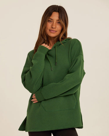 Missy Triblend Fleece Pullover Hoodie Womens Outerwear Sweatshirt Threads 4 Thought 