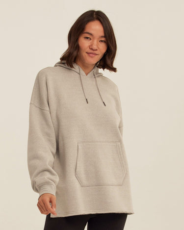 Missy Triblend Fleece Pullover Hoodie Womens Outerwear Sweatshirt Threads 4 Thought 