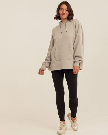 Missy Triblend Fleece Pullover Hoodie Womens Outerwear Sweatshirt Threads 4 Thought 