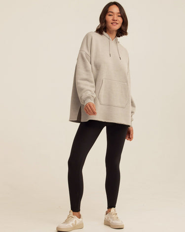 Missy Triblend Fleece Pullover Hoodie Womens Outerwear Sweatshirt Threads 4 Thought 