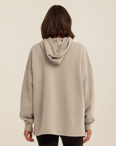 Missy Triblend Fleece Pullover Hoodie Womens Outerwear Sweatshirt Threads 4 Thought 