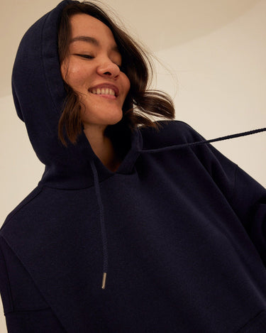 Missy Triblend Fleece Pullover Hoodie Womens Outerwear Sweatshirt Threads 4 Thought 