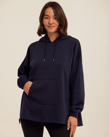 Missy Triblend Fleece Pullover Hoodie Womens Outerwear Sweatshirt Threads 4 Thought 